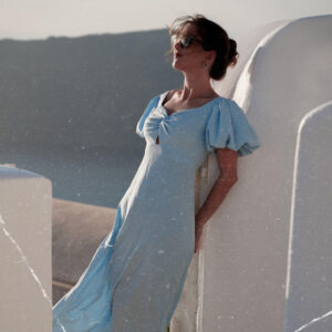 Santorini blue